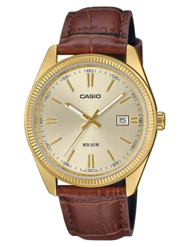 Orologio Mtp-1302pgl-9avef Brown One Size - Casio - FashionsVida