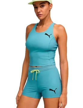 Lightspeed crop to camiseta técnica tirantes mujer Azul (L) - Puma - FashionsVida