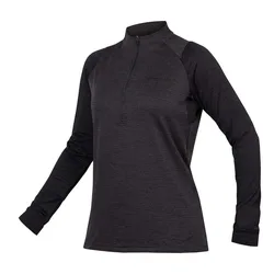 Felpa Con Zip Singletrack Black