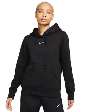 Sudadera con capucha para mujer Sportswear Phoenix Fleece negro L - Nike - FashionsVida