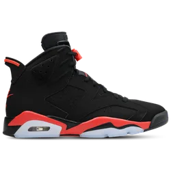 Retro 6 Men's Sneakers - Black - Size 7 - Leather - Black - Size: 7