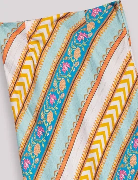 Falda midi estampada con corte evasé - Niza - FashionsVida