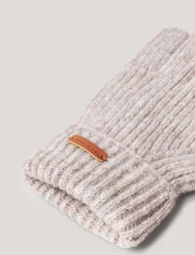 Guantes de mujer de punto de espiga - Pepe Jeans - FashionsVida