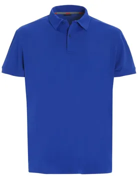 Tech Pique Short Sleeve Polo Olympic Blue XL Men - SLAM - FashionsVida