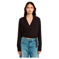 Camicia A Maniche Lunghe Tacoma Wrap Dark Black XL