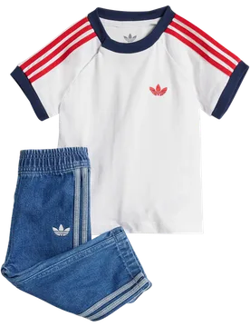 Trefoil Unisex Tracksuits - Blue - Size 6 - 9 Months - Cotton Jersey - Blue - Size: 6 - 9 Months - Adidas - FashionsVida