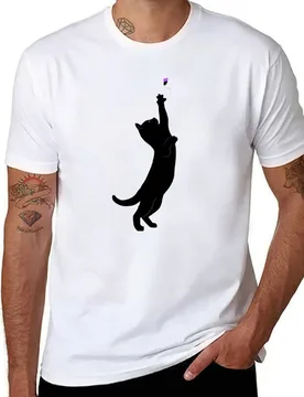 Nonbinary Pride Cat & Mouse T-Shirt t shirts cotton 100% t shirts for man cotton T-Shirt - Aliexpress - FashionsVida