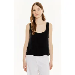 Top de mujer con tirantes y tejido de cupro