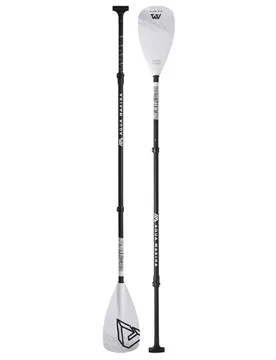 Pagaie De Paddle Solid Adjustable Fiberglass Isup Black 180-220 cm unisex - Aqua Marina - FashionsVida