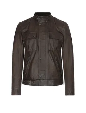 Lederjacke GANGSTER marrone 52 - Belstaff - FashionsVida
