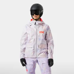 Women's Emiko Shell Jacket White XL - Reflections Aop White - Female