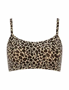 Bustier SOFTSTRETCH leopardo nude marrón XS/S - Chantelle - FashionsVida
