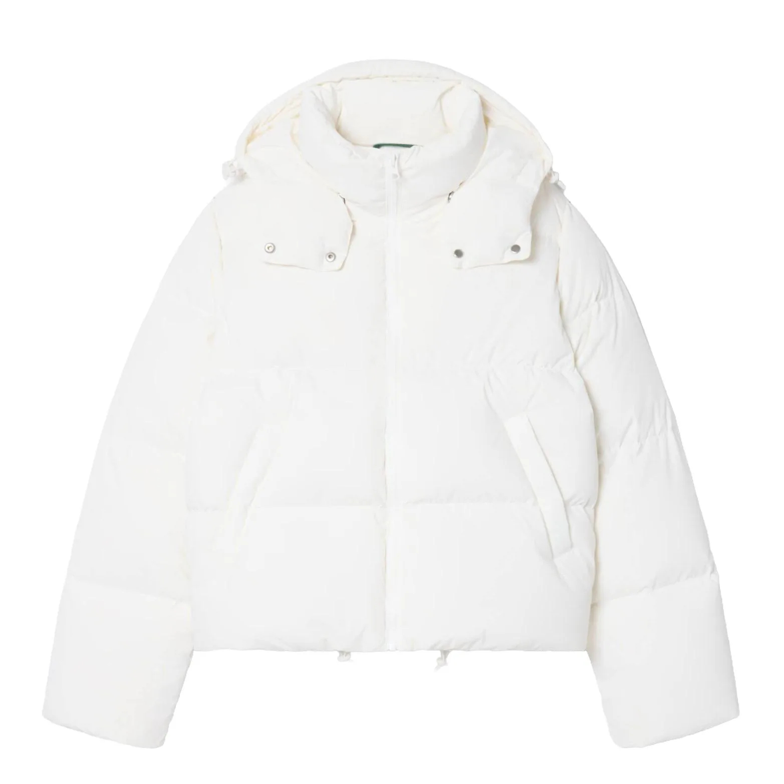 Hooded Down Jacket White 36 Damen - Lacoste - FashionsVida