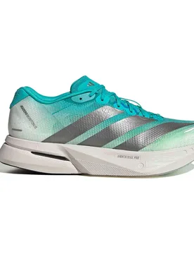 Adizero Boston 13 Running Shoes Hi-Res Aqua / Iron Metallic / Grey One UK 10.5 Men - Adidas - FashionsVida