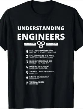 Awesome Engineering-Understanding Engineers Funny Sarcastic Engineering design-100% cotton O-neck printed men's T-shirt - Aliexpress - FashionsVida
