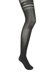 Collant mode INFINITE WRAP 40 black/black noir M