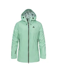 Giacca da turismo da donna Milagle 3L Hoodie menta 42