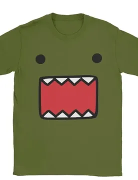 Domo Kun Doll Face T-shirt Men's Cotton Crazy T-shirt Round Neck T-shirt Short Sleeve Top Adult Clothing - Aliexpress - FashionsVida