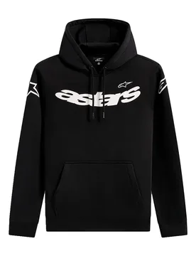 Felpa Con Cappuccio Velocifier Black 2XL - Alpinestars - FashionsVida