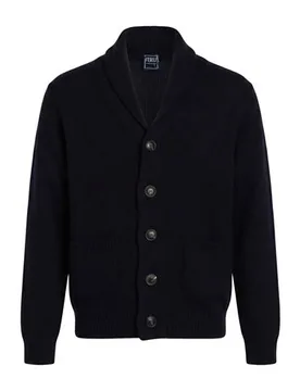 Strickjacke Herren Nachtblau 50,52,54 Herren - Fedeli - FashionsVida