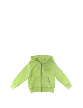 Felpa con cappuccio VERDE LIME 16A - Sun68 - FashionsVida