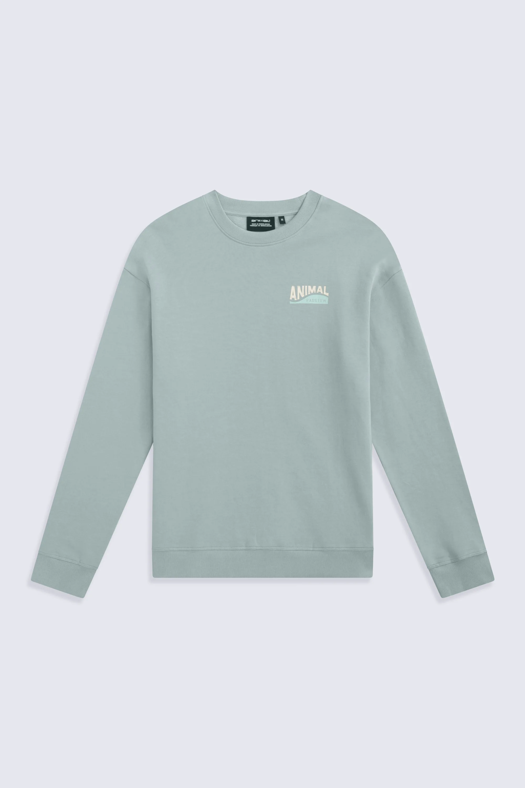 Jonah Mens Padstow Sweatshirt - Green - Green - Size: XL - Animal - FashionsVida