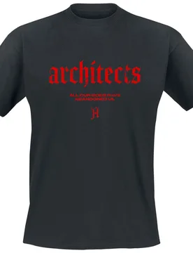 T-Shirt - All our gods have abandoned us - S bis XXL - für Männer - Größe L - schwarz - Lizenziertes Merchandise! - Männer - male - Architects - FashionsVida