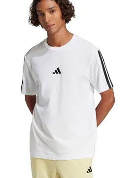 Essentials 3 stripes camiseta manga corta hombre Blanco (XS) - Adidas - FashionsVida
