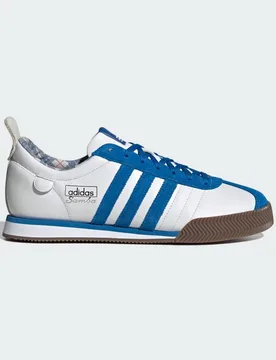 SCARPE SAMBA 62 SUPER MERCEDES AMG PETRONAS F1 TEAM 38 2/3 Cloud White / Blue Bird / Gum - Adidas - FashionsVida
