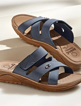 Pagen Pantolette "Else" blau - 3Pagen - FashionsVida
