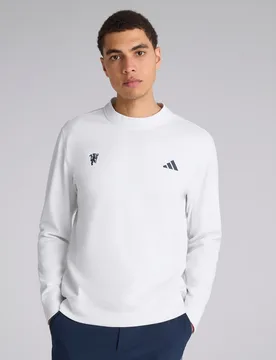 Manchester United x Golf Ultimate365 Sweatshirt White 2XL - Adidas - FashionsVida