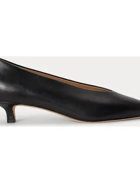 Zapato de salón Frncsa de mujer de piel - Lauren Ralph Lauren - FashionsVida