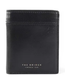 Portafoglio The Bridge GIULIO Uomo Pelle Nero - 01421401-7R - THE BRIDGE FIRENZE - FashionsVida