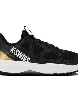 K-speed Team Clay Shoes Mnlsngt / White / Gold UK 9.5 - K-swiss - FashionsVida