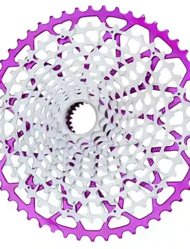 Cassetta Gen2.0 Mtb 12s Shimano Micro Spline Silver / Violet - Garbaruk - FashionsVida
