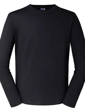 Unisex Adult Classic Long-Sleeved T-Shirt (Black) - Size Medium - Russell athletic - FashionsVida