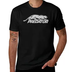 PREDATOR CUES GRAY LOGO T-Shirt Outdoor Sports Lightweight Tee