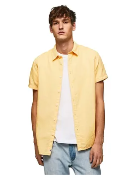 Camicia A Maniche Corte Parker Shine S - Pepe jeans - FashionsVida