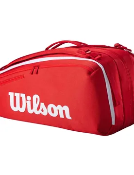 Super Tour 15pk 2025 Racket Bag Red One Size - Wilson - FashionsVida