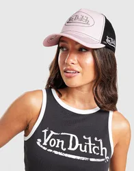 Embroidered Trucker Cap - Damen, Rosa - female - Size: One Size