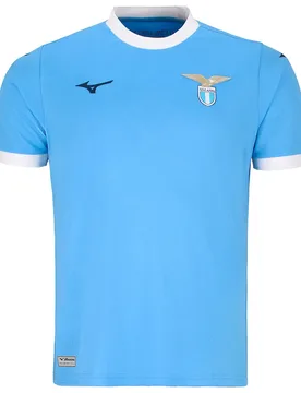 T-shirt à Manches Courtes Domicile Lazio 25/26 Sky Blue L - Mizuno - FashionsVida