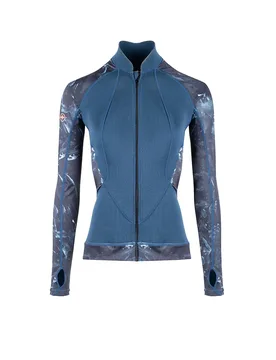 Rash Guard Manches Longues Zippé Atoll Black S - Beuchat - FashionsVida