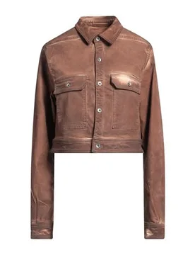 Jeansjacke/-mantel Damen Braun M,S Damen - DRKSHDW by RICK OWENS - FashionsVida