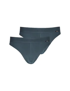 Slip 2er Pkg. COTTON RETRO orion blue blau S - Skiny - FashionsVida