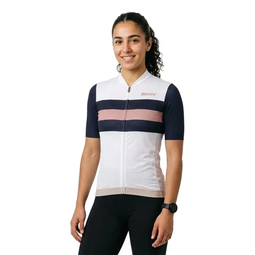 Maglia A Maniche Corte Eslk Bengal Black - Santini - FashionsVida