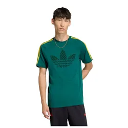 Originals Maglietta A Maniche Corte Monogram 3 Stripes Collegiate Green M