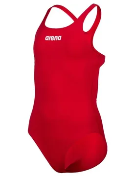 Team Pro Solid Swimsuit Red / White 14-15 Years Girls - Arena - FashionsVida