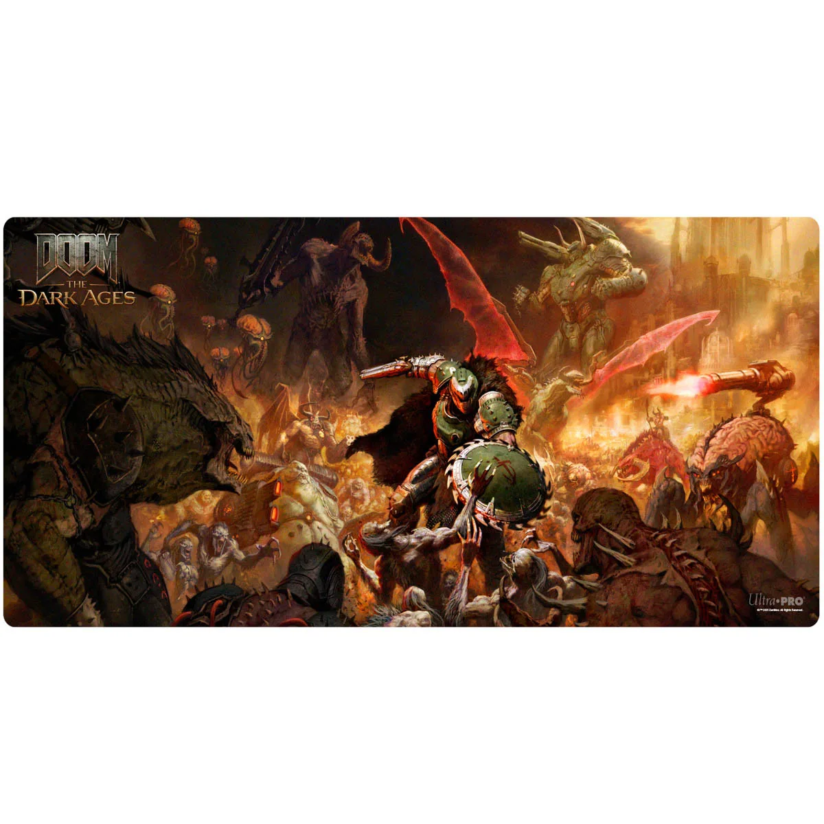 DOOM Extended Playmat Onslaught for Bethesda - Doom - Ultra PRO - FashionsVida