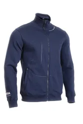 Felpa blu con zip e maxi logo frontale Urban Street Full Zip Sweatshirt L