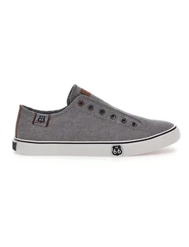 Sneakers Grigie Senza Lacci 01007 42 - Route 66 - FashionsVida